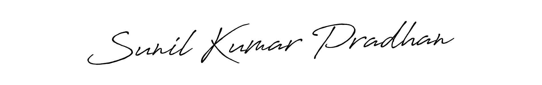 Design your own signature with our free online signature maker. With this signature software, you can create a handwritten (Antro_Vectra_Bolder) signature for name Sunil Kumar Pradhan. Sunil Kumar Pradhan signature style 7 images and pictures png