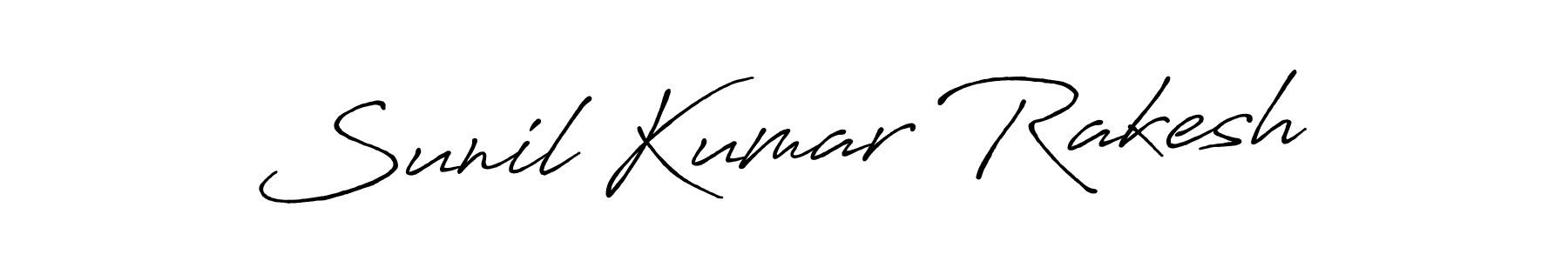 Design your own signature with our free online signature maker. With this signature software, you can create a handwritten (Antro_Vectra_Bolder) signature for name Sunil Kumar Rakesh. Sunil Kumar Rakesh signature style 7 images and pictures png