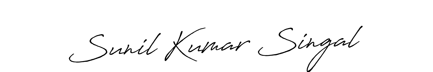 Also You can easily find your signature by using the search form. We will create Sunil Kumar Singal name handwritten signature images for you free of cost using Antro_Vectra_Bolder sign style. Sunil Kumar Singal signature style 7 images and pictures png