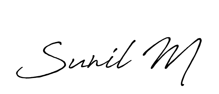 See photos of Sunil M official signature by Spectra . Check more albums & portfolios. Read reviews & check more about Antro_Vectra_Bolder font. Sunil M signature style 7 images and pictures png