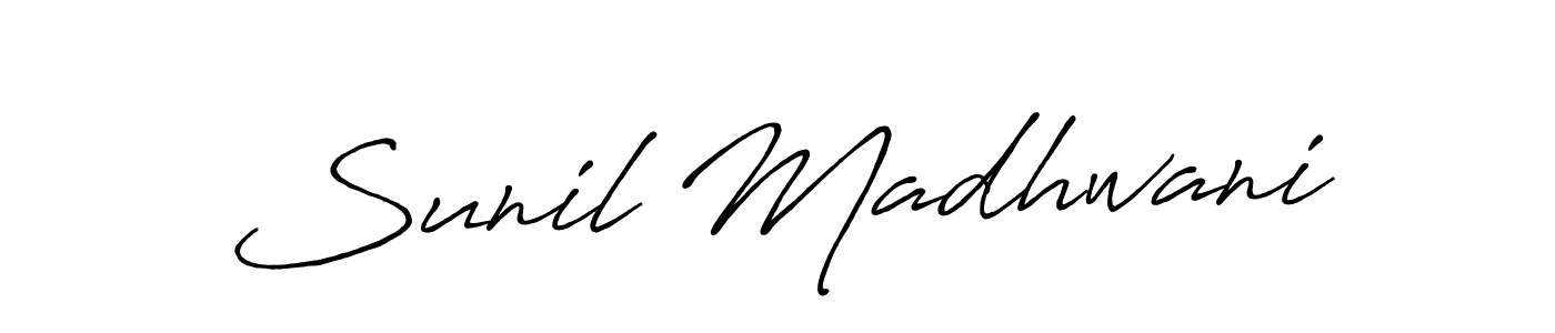 How to Draw Sunil Madhwani signature style? Antro_Vectra_Bolder is a latest design signature styles for name Sunil Madhwani. Sunil Madhwani signature style 7 images and pictures png