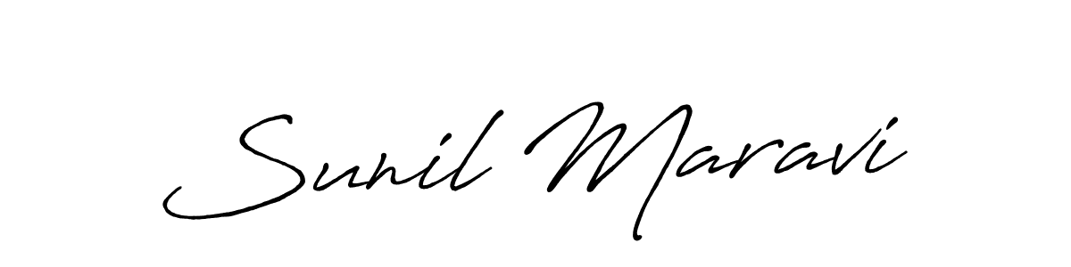 You should practise on your own different ways (Antro_Vectra_Bolder) to write your name (Sunil Maravi) in signature. don't let someone else do it for you. Sunil Maravi signature style 7 images and pictures png