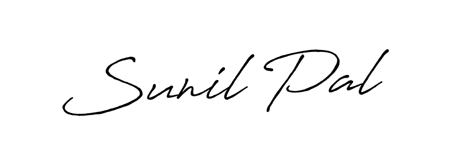 Create a beautiful signature design for name Sunil Pal. With this signature (Antro_Vectra_Bolder) fonts, you can make a handwritten signature for free. Sunil Pal signature style 7 images and pictures png