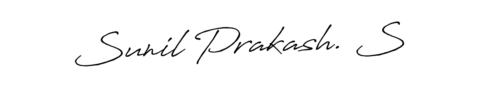 Sunil Prakash. S stylish signature style. Best Handwritten Sign (Antro_Vectra_Bolder) for my name. Handwritten Signature Collection Ideas for my name Sunil Prakash. S. Sunil Prakash. S signature style 7 images and pictures png