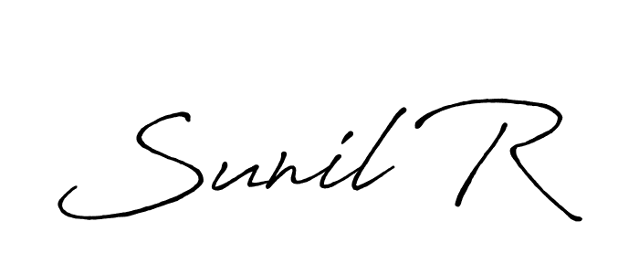 Make a beautiful signature design for name Sunil R. Use this online signature maker to create a handwritten signature for free. Sunil R signature style 7 images and pictures png