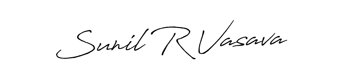 Antro_Vectra_Bolder is a professional signature style that is perfect for those who want to add a touch of class to their signature. It is also a great choice for those who want to make their signature more unique. Get Sunil R Vasava name to fancy signature for free. Sunil R Vasava signature style 7 images and pictures png