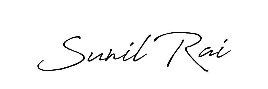 Make a beautiful signature design for name Sunil Rai. Use this online signature maker to create a handwritten signature for free. Sunil Rai signature style 7 images and pictures png