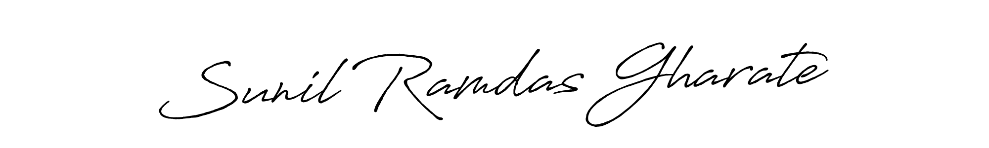 The best way (Antro_Vectra_Bolder) to make a short signature is to pick only two or three words in your name. The name Sunil Ramdas Gharate include a total of six letters. For converting this name. Sunil Ramdas Gharate signature style 7 images and pictures png