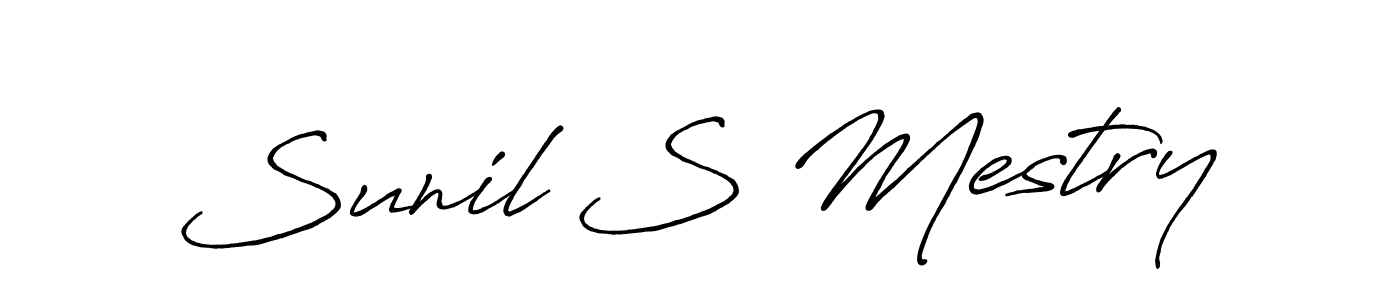 You should practise on your own different ways (Antro_Vectra_Bolder) to write your name (Sunil S Mestry) in signature. don't let someone else do it for you. Sunil S Mestry signature style 7 images and pictures png