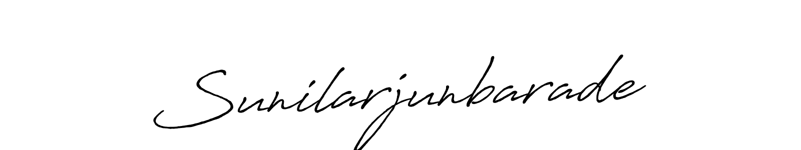 Sunilarjunbarade stylish signature style. Best Handwritten Sign (Antro_Vectra_Bolder) for my name. Handwritten Signature Collection Ideas for my name Sunilarjunbarade. Sunilarjunbarade signature style 7 images and pictures png