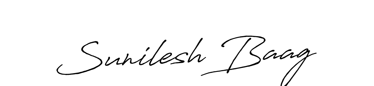 Also You can easily find your signature by using the search form. We will create Sunilesh Baag name handwritten signature images for you free of cost using Antro_Vectra_Bolder sign style. Sunilesh Baag signature style 7 images and pictures png