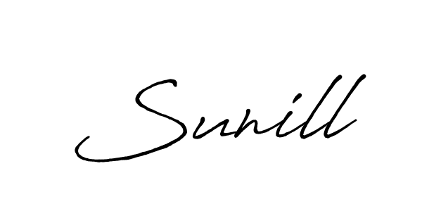 Antro_Vectra_Bolder is a professional signature style that is perfect for those who want to add a touch of class to their signature. It is also a great choice for those who want to make their signature more unique. Get Sunill name to fancy signature for free. Sunill signature style 7 images and pictures png