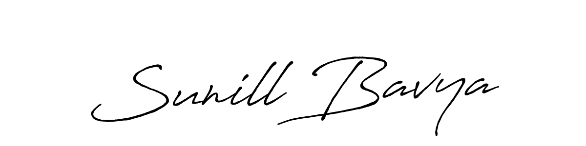This is the best signature style for the Sunill Bavya name. Also you like these signature font (Antro_Vectra_Bolder). Mix name signature. Sunill Bavya signature style 7 images and pictures png