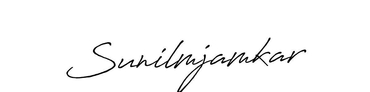 Once you've used our free online signature maker to create your best signature Antro_Vectra_Bolder style, it's time to enjoy all of the benefits that Sunilmjamkar name signing documents. Sunilmjamkar signature style 7 images and pictures png