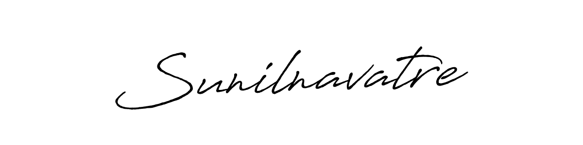 Sunilnavatre stylish signature style. Best Handwritten Sign (Antro_Vectra_Bolder) for my name. Handwritten Signature Collection Ideas for my name Sunilnavatre. Sunilnavatre signature style 7 images and pictures png