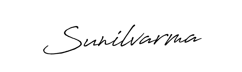 It looks lik you need a new signature style for name Sunilvarma. Design unique handwritten (Antro_Vectra_Bolder) signature with our free signature maker in just a few clicks. Sunilvarma signature style 7 images and pictures png