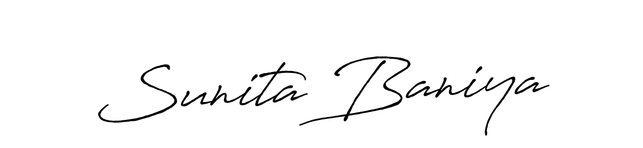 Antro_Vectra_Bolder is a professional signature style that is perfect for those who want to add a touch of class to their signature. It is also a great choice for those who want to make their signature more unique. Get Sunita Baniya name to fancy signature for free. Sunita Baniya signature style 7 images and pictures png