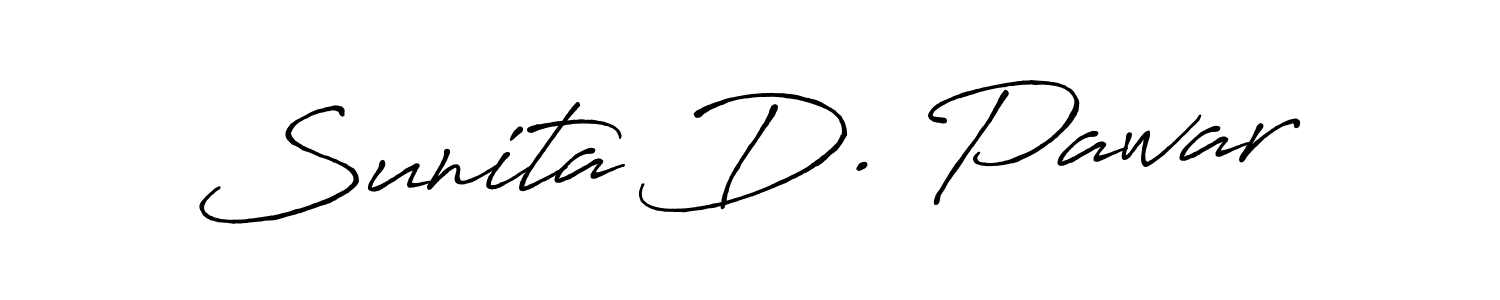 How to Draw Sunita D. Pawar signature style? Antro_Vectra_Bolder is a latest design signature styles for name Sunita D. Pawar. Sunita D. Pawar signature style 7 images and pictures png