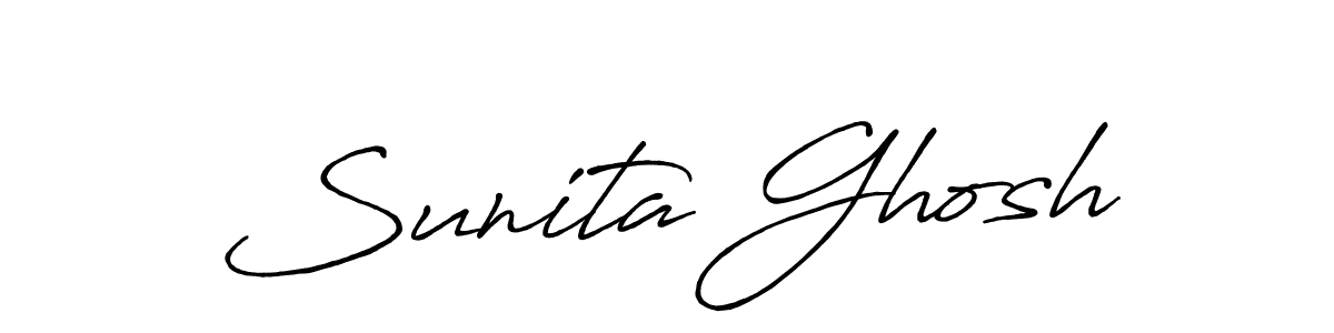 Make a short Sunita Ghosh signature style. Manage your documents anywhere anytime using Antro_Vectra_Bolder. Create and add eSignatures, submit forms, share and send files easily. Sunita Ghosh signature style 7 images and pictures png