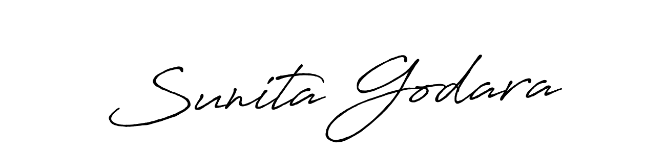 Design your own signature with our free online signature maker. With this signature software, you can create a handwritten (Antro_Vectra_Bolder) signature for name Sunita Godara. Sunita Godara signature style 7 images and pictures png