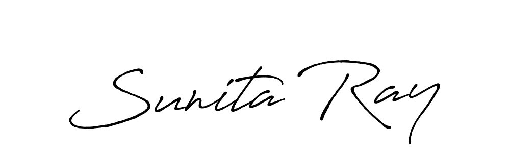 Also You can easily find your signature by using the search form. We will create Sunita Ray name handwritten signature images for you free of cost using Antro_Vectra_Bolder sign style. Sunita Ray signature style 7 images and pictures png