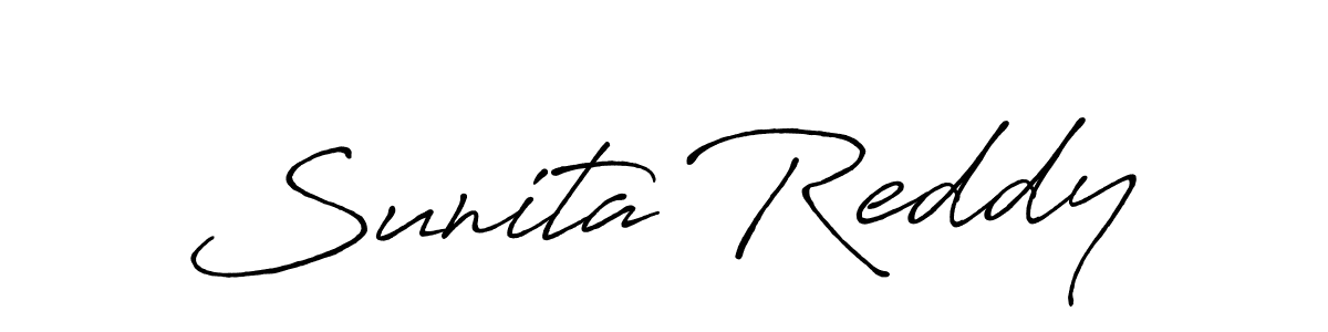 if you are searching for the best signature style for your name Sunita Reddy. so please give up your signature search. here we have designed multiple signature styles  using Antro_Vectra_Bolder. Sunita Reddy signature style 7 images and pictures png