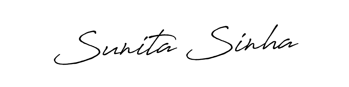 Make a beautiful signature design for name Sunita Sinha. Use this online signature maker to create a handwritten signature for free. Sunita Sinha signature style 7 images and pictures png