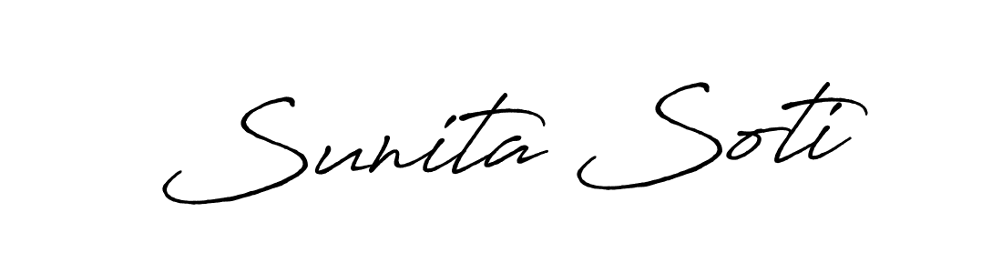 Best and Professional Signature Style for Sunita Soti. Antro_Vectra_Bolder Best Signature Style Collection. Sunita Soti signature style 7 images and pictures png