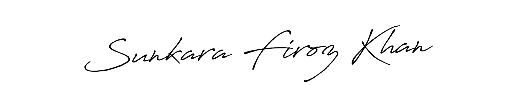Make a beautiful signature design for name Sunkara Firoz Khan. Use this online signature maker to create a handwritten signature for free. Sunkara Firoz Khan signature style 7 images and pictures png