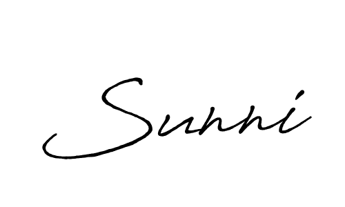 Make a beautiful signature design for name Sunni. Use this online signature maker to create a handwritten signature for free. Sunni signature style 7 images and pictures png