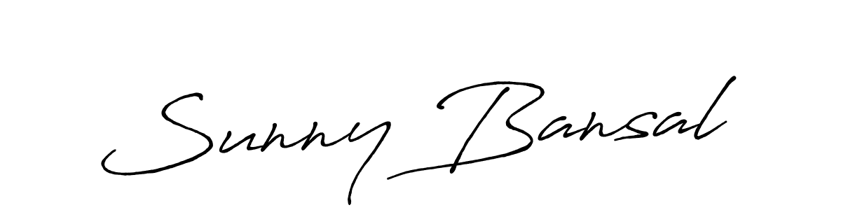 Make a short Sunny Bansal signature style. Manage your documents anywhere anytime using Antro_Vectra_Bolder. Create and add eSignatures, submit forms, share and send files easily. Sunny Bansal signature style 7 images and pictures png