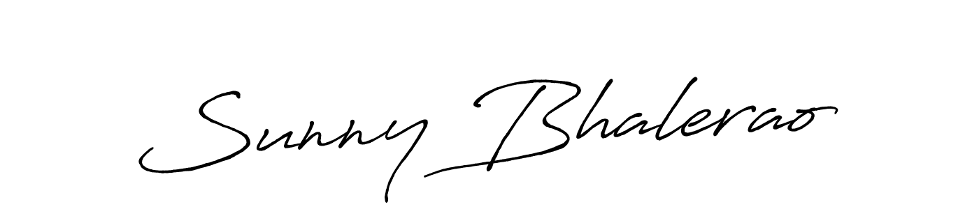 Design your own signature with our free online signature maker. With this signature software, you can create a handwritten (Antro_Vectra_Bolder) signature for name Sunny Bhalerao. Sunny Bhalerao signature style 7 images and pictures png