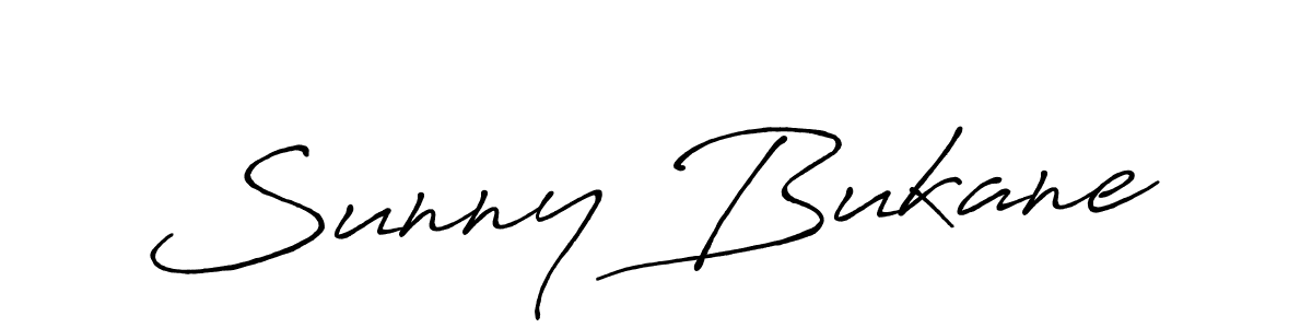 How to make Sunny Bukane name signature. Use Antro_Vectra_Bolder style for creating short signs online. This is the latest handwritten sign. Sunny Bukane signature style 7 images and pictures png