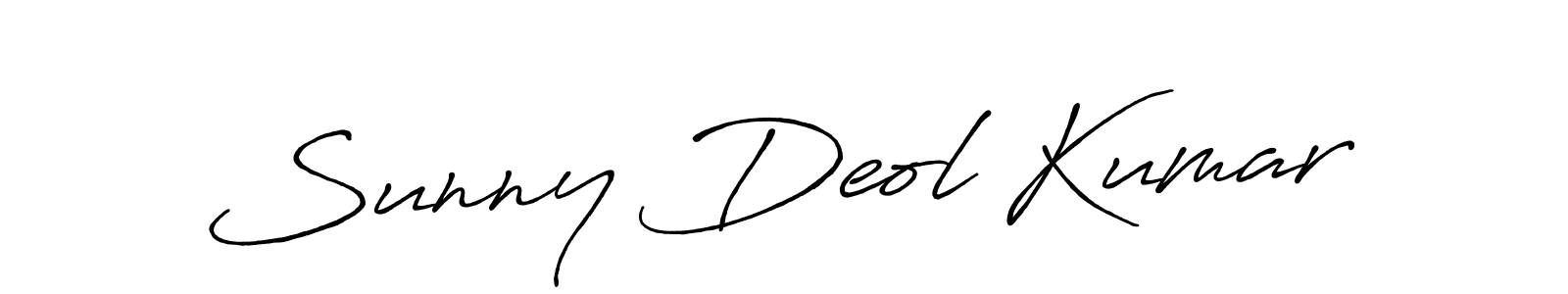 How to make Sunny Deol Kumar name signature. Use Antro_Vectra_Bolder style for creating short signs online. This is the latest handwritten sign. Sunny Deol Kumar signature style 7 images and pictures png