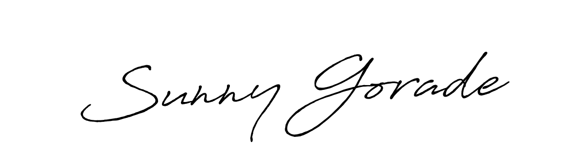 Antro_Vectra_Bolder is a professional signature style that is perfect for those who want to add a touch of class to their signature. It is also a great choice for those who want to make their signature more unique. Get Sunny Gorade name to fancy signature for free. Sunny Gorade signature style 7 images and pictures png
