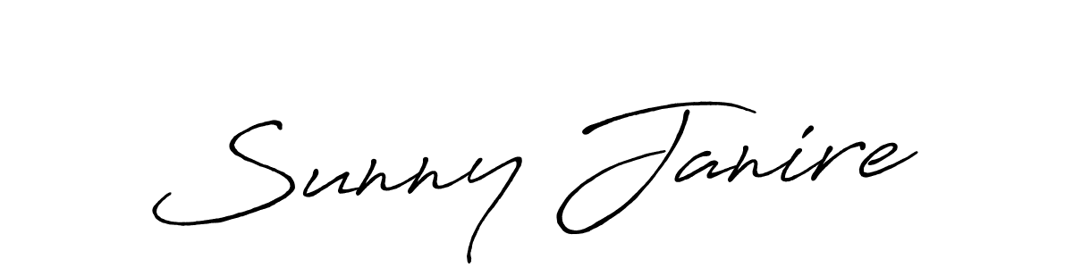 Use a signature maker to create a handwritten signature online. With this signature software, you can design (Antro_Vectra_Bolder) your own signature for name Sunny Janire. Sunny Janire signature style 7 images and pictures png