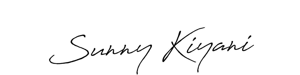 Create a beautiful signature design for name Sunny Kiyani. With this signature (Antro_Vectra_Bolder) fonts, you can make a handwritten signature for free. Sunny Kiyani signature style 7 images and pictures png