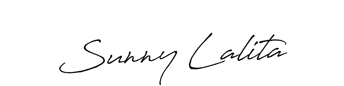 The best way (Antro_Vectra_Bolder) to make a short signature is to pick only two or three words in your name. The name Sunny Lalita include a total of six letters. For converting this name. Sunny Lalita signature style 7 images and pictures png