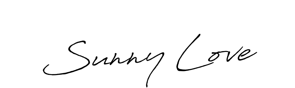 Antro_Vectra_Bolder is a professional signature style that is perfect for those who want to add a touch of class to their signature. It is also a great choice for those who want to make their signature more unique. Get Sunny Love name to fancy signature for free. Sunny Love signature style 7 images and pictures png