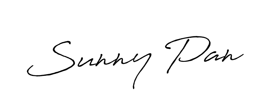 Similarly Antro_Vectra_Bolder is the best handwritten signature design. Signature creator online .You can use it as an online autograph creator for name Sunny Pan. Sunny Pan signature style 7 images and pictures png