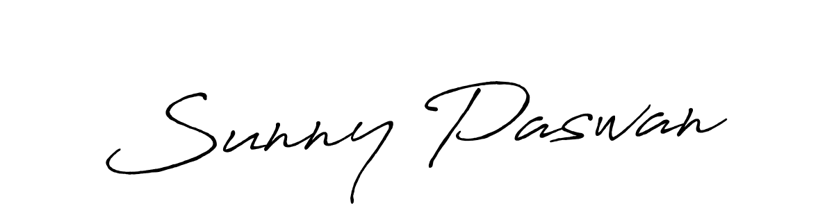 Use a signature maker to create a handwritten signature online. With this signature software, you can design (Antro_Vectra_Bolder) your own signature for name Sunny Paswan. Sunny Paswan signature style 7 images and pictures png