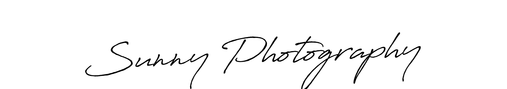 How to make Sunny Photography name signature. Use Antro_Vectra_Bolder style for creating short signs online. This is the latest handwritten sign. Sunny Photography signature style 7 images and pictures png