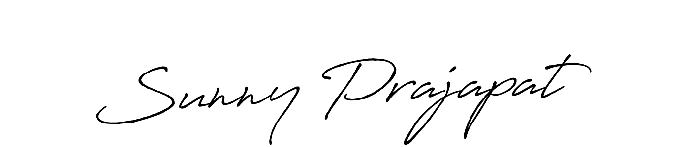 How to Draw Sunny Prajapat signature style? Antro_Vectra_Bolder is a latest design signature styles for name Sunny Prajapat. Sunny Prajapat signature style 7 images and pictures png