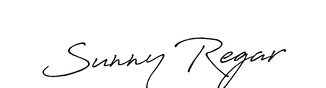 It looks lik you need a new signature style for name Sunny Regar. Design unique handwritten (Antro_Vectra_Bolder) signature with our free signature maker in just a few clicks. Sunny Regar signature style 7 images and pictures png