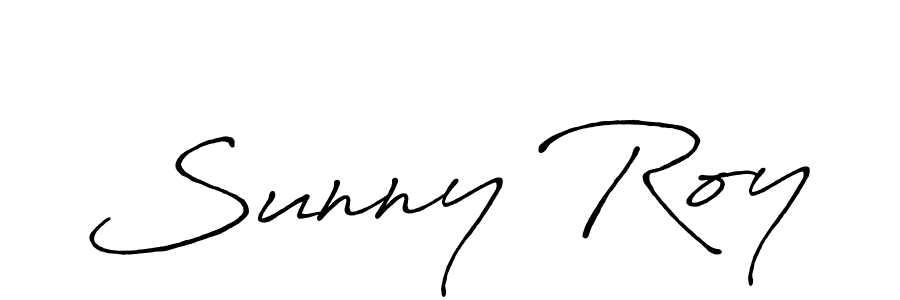 if you are searching for the best signature style for your name Sunny Roy. so please give up your signature search. here we have designed multiple signature styles  using Antro_Vectra_Bolder. Sunny Roy signature style 7 images and pictures png