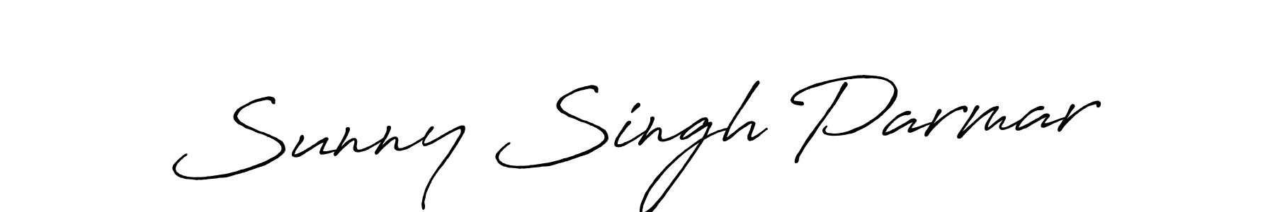 Design your own signature with our free online signature maker. With this signature software, you can create a handwritten (Antro_Vectra_Bolder) signature for name Sunny Singh Parmar. Sunny Singh Parmar signature style 7 images and pictures png