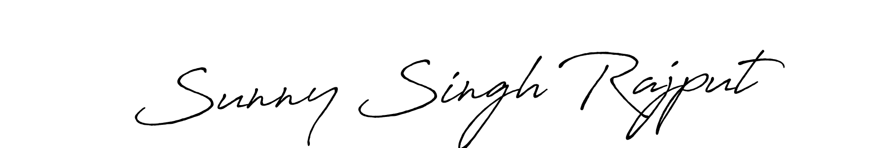 It looks lik you need a new signature style for name Sunny Singh Rajput. Design unique handwritten (Antro_Vectra_Bolder) signature with our free signature maker in just a few clicks. Sunny Singh Rajput signature style 7 images and pictures png