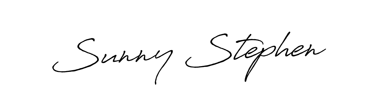It looks lik you need a new signature style for name Sunny Stephen. Design unique handwritten (Antro_Vectra_Bolder) signature with our free signature maker in just a few clicks. Sunny Stephen signature style 7 images and pictures png
