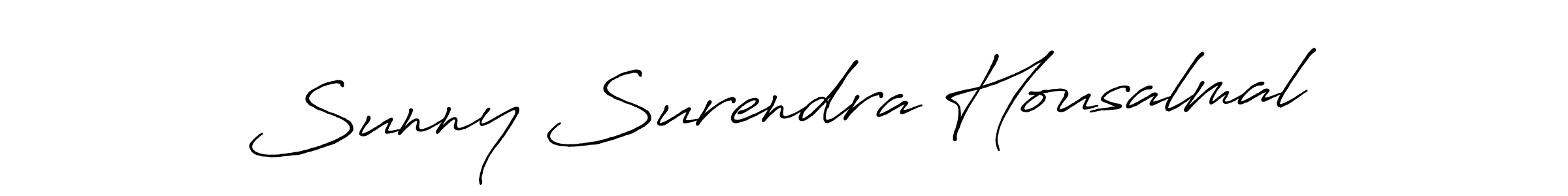 Also we have Sunny Surendra Housalmal name is the best signature style. Create professional handwritten signature collection using Antro_Vectra_Bolder autograph style. Sunny Surendra Housalmal signature style 7 images and pictures png