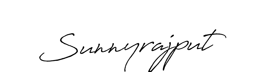 Also we have Sunnyrajput name is the best signature style. Create professional handwritten signature collection using Antro_Vectra_Bolder autograph style. Sunnyrajput signature style 7 images and pictures png